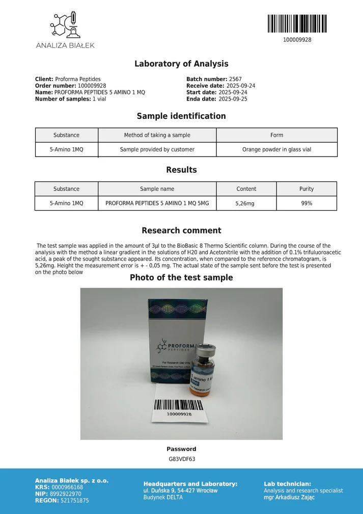 5 Amino 1 MQ 5mg - Image 2