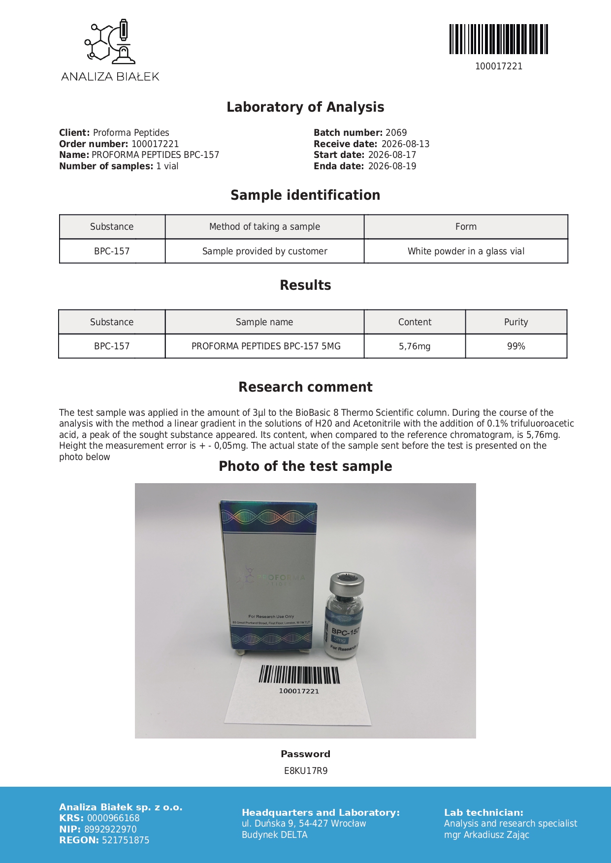 BPC-157 5mg - Image 2