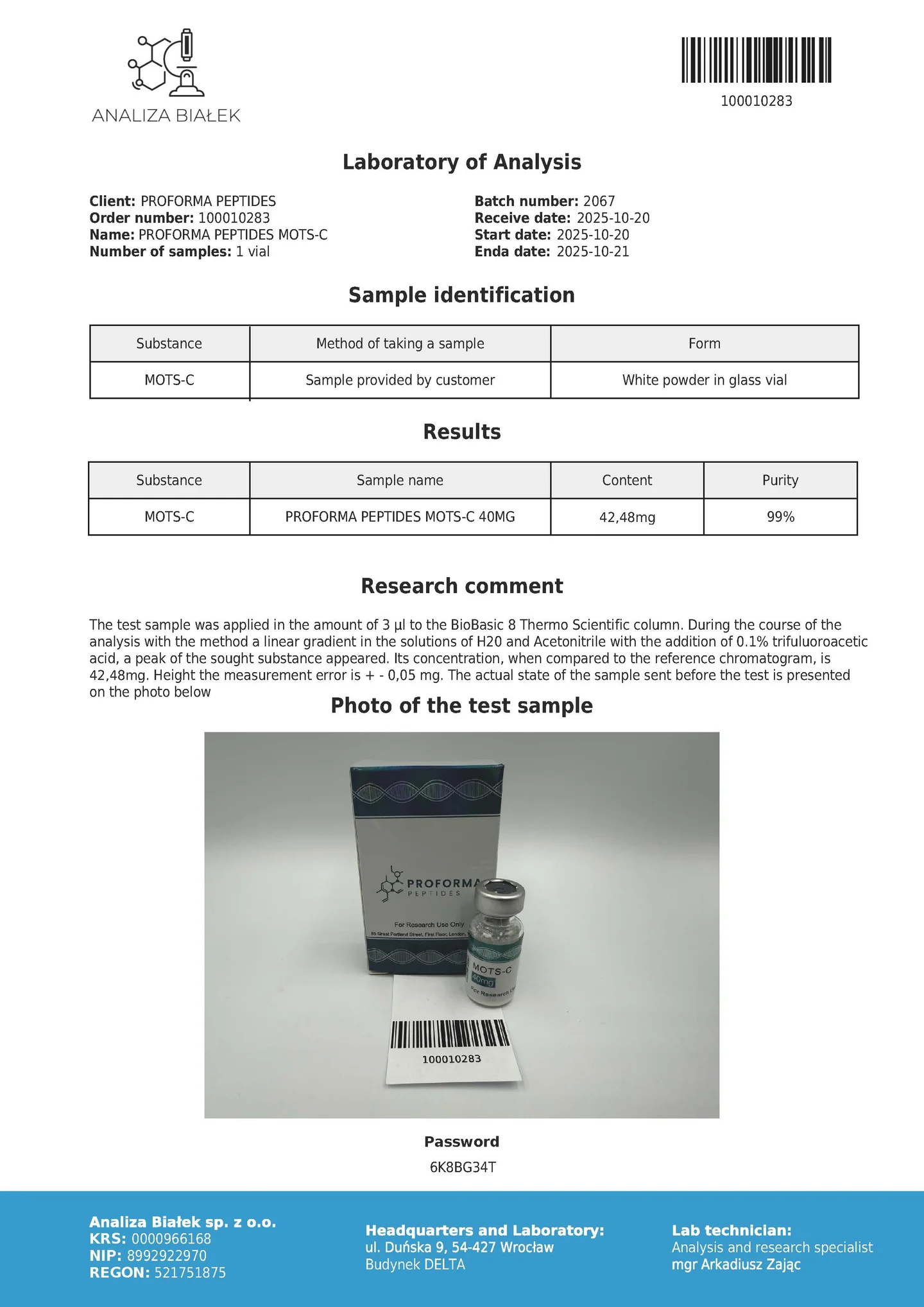 MOTS-c 40mg - Image 8