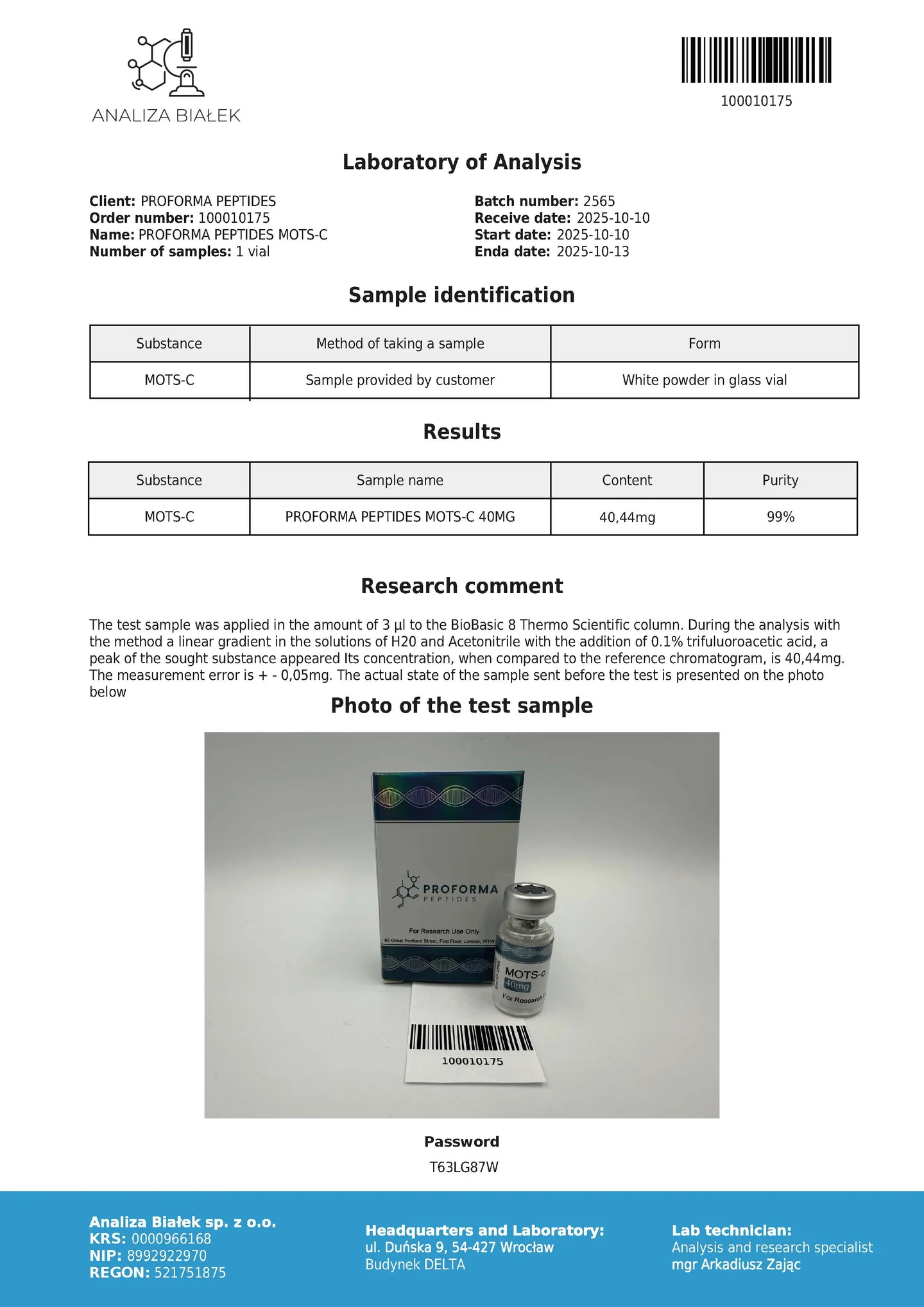 MOTS-c 40mg - Image 6