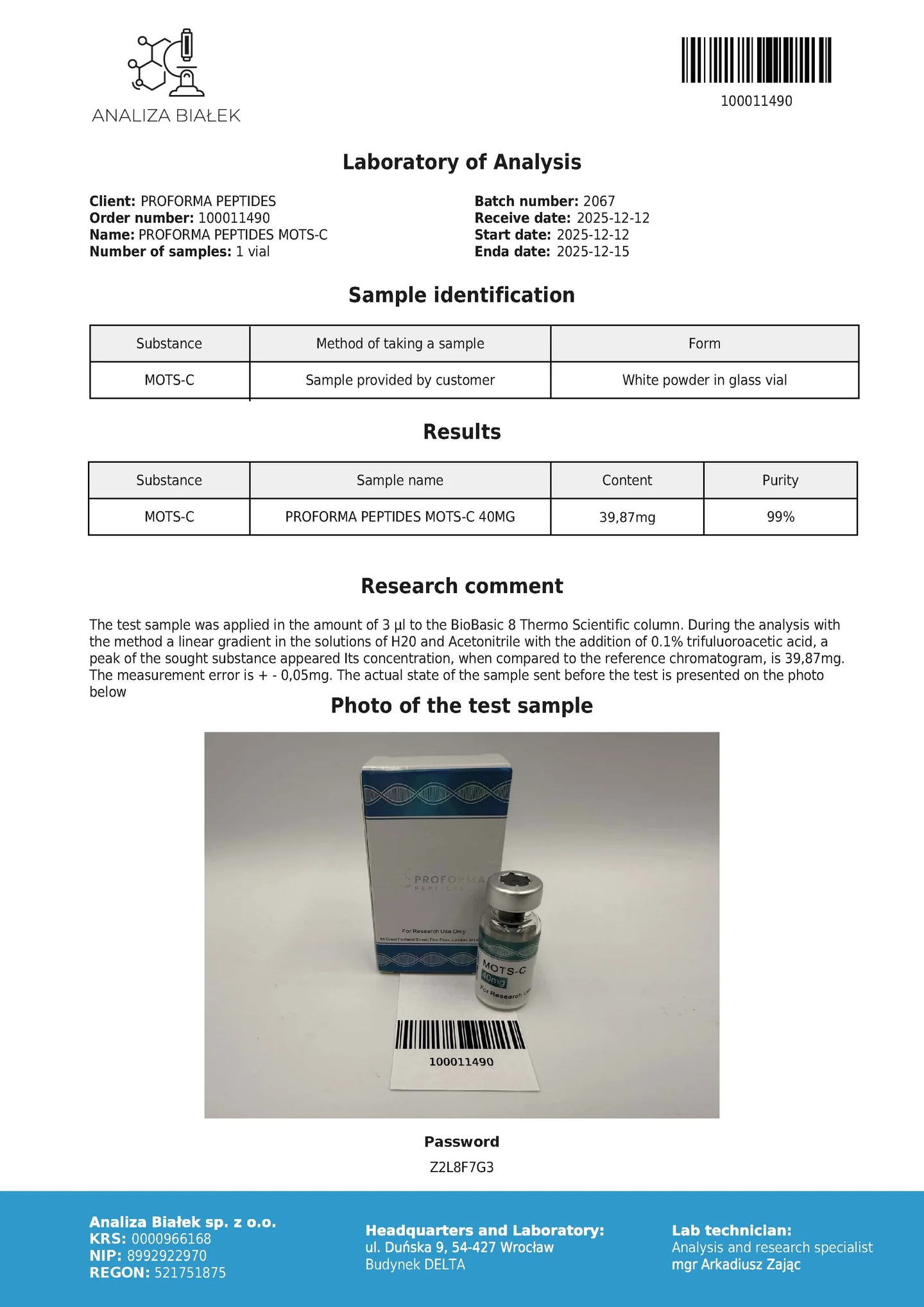 MOTS-c 40mg - Image 9